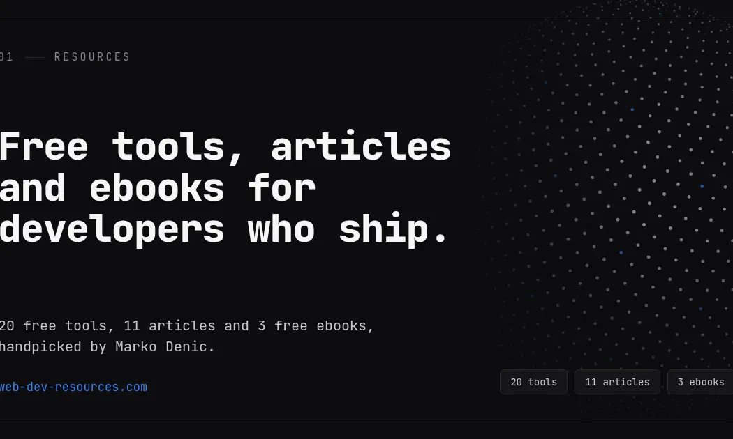 Web Dev Resources screenshot 1 of 1