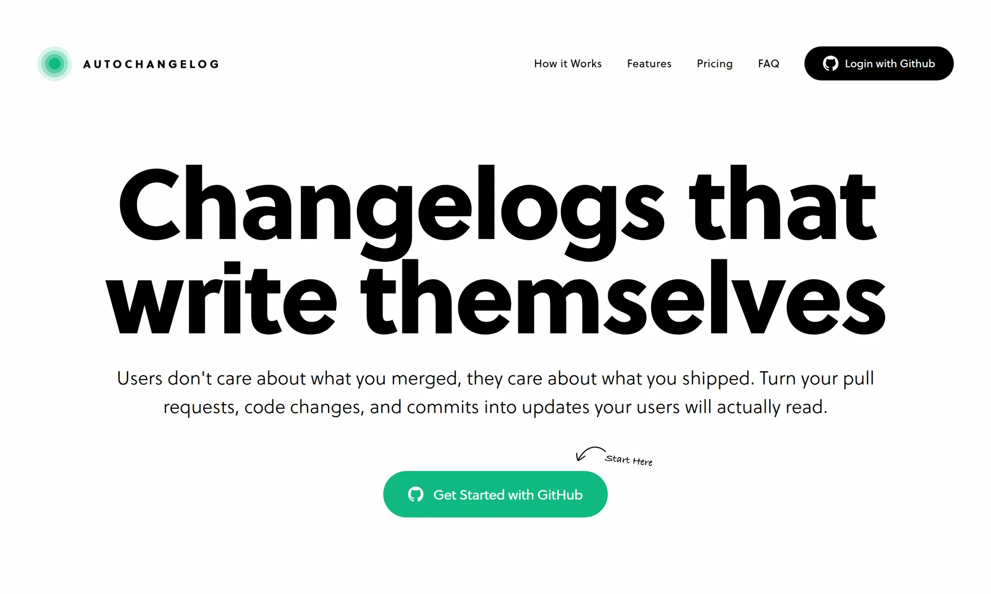 AutoChangelog screenshot 1 of 1